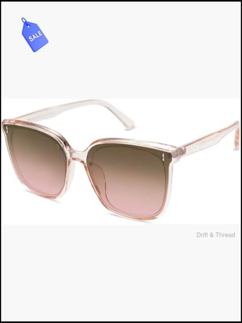 Vintage Style UV Protection Sunglasses for Women Men Square